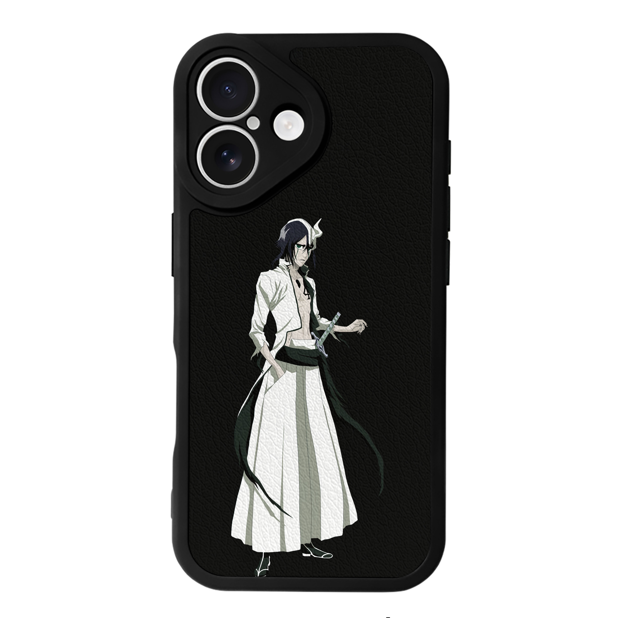 （画像用） ブリーチ ウルキオラ·シファー BLEACH Ulquiorra cifer 【iPhone 16シリーズ対応】シリコンスマホケース（レザー調） 材質：シリコン
